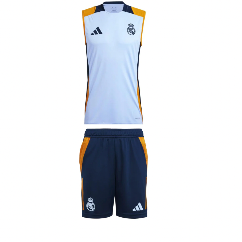 Real Madrid pre-match training Sleeveless summer set 2024/2025