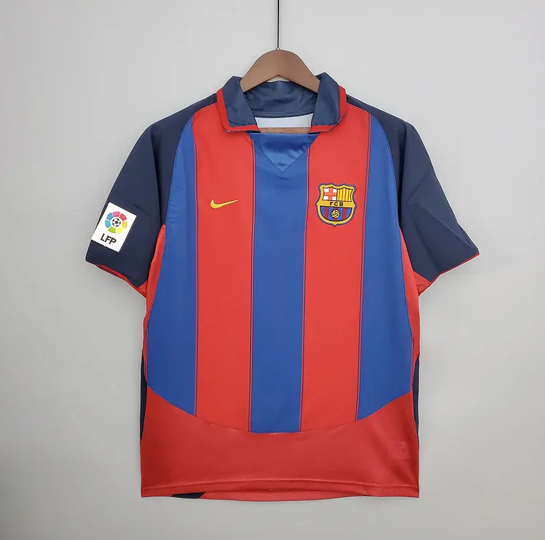 Barcelona 2003-2004 Retro Home Jersey