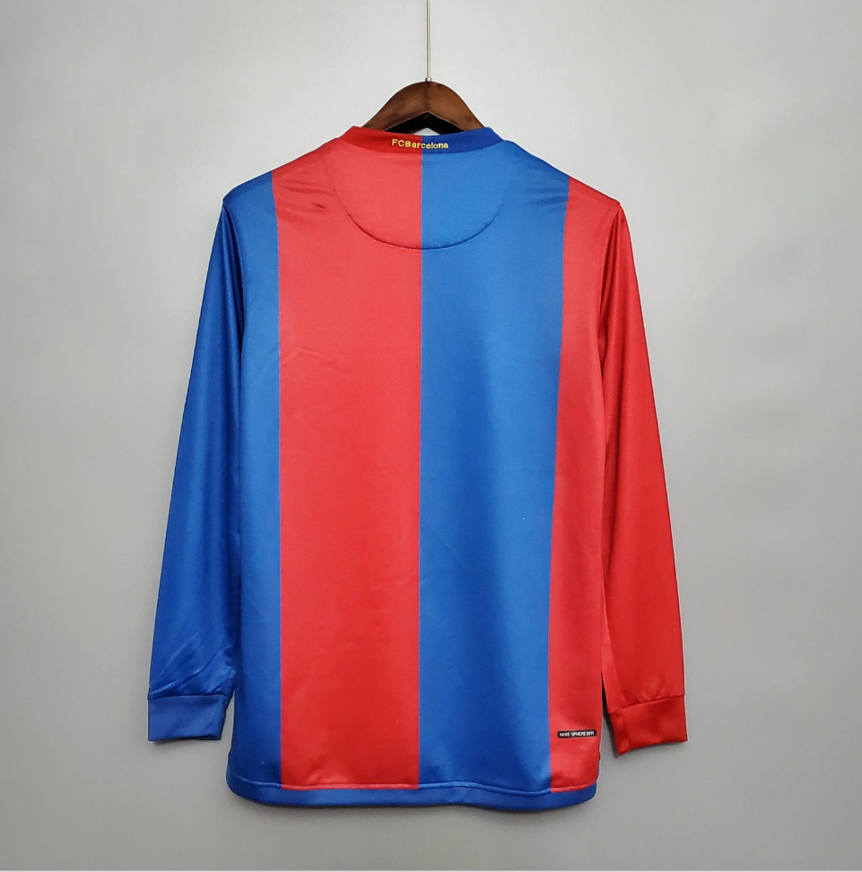 BARCELONA 2006 - 2007 HOME JERSEY LONG-SLEEVED