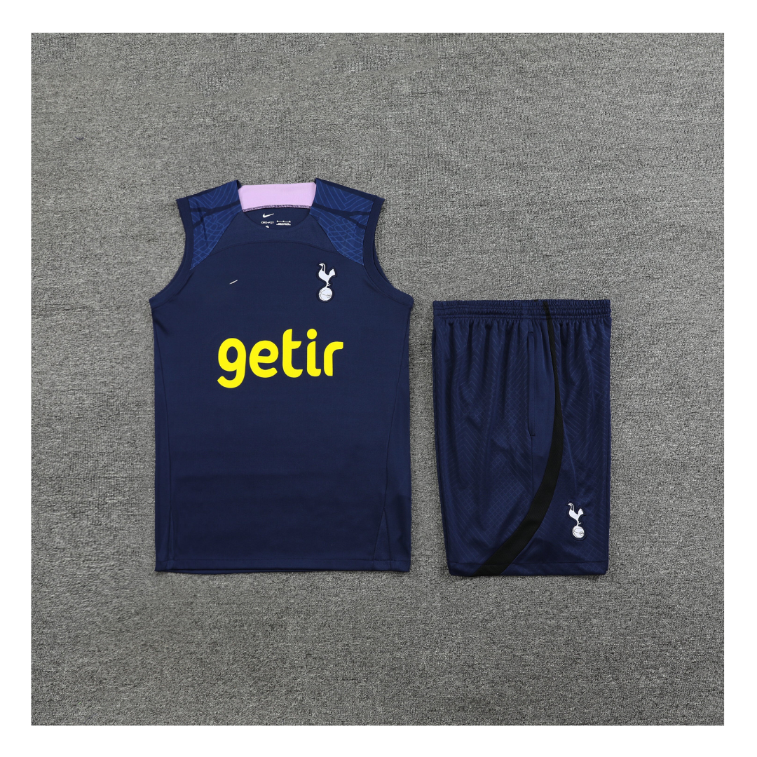 Tottenham Blue Sleeveless Summer Set 2024/2025 - Men&