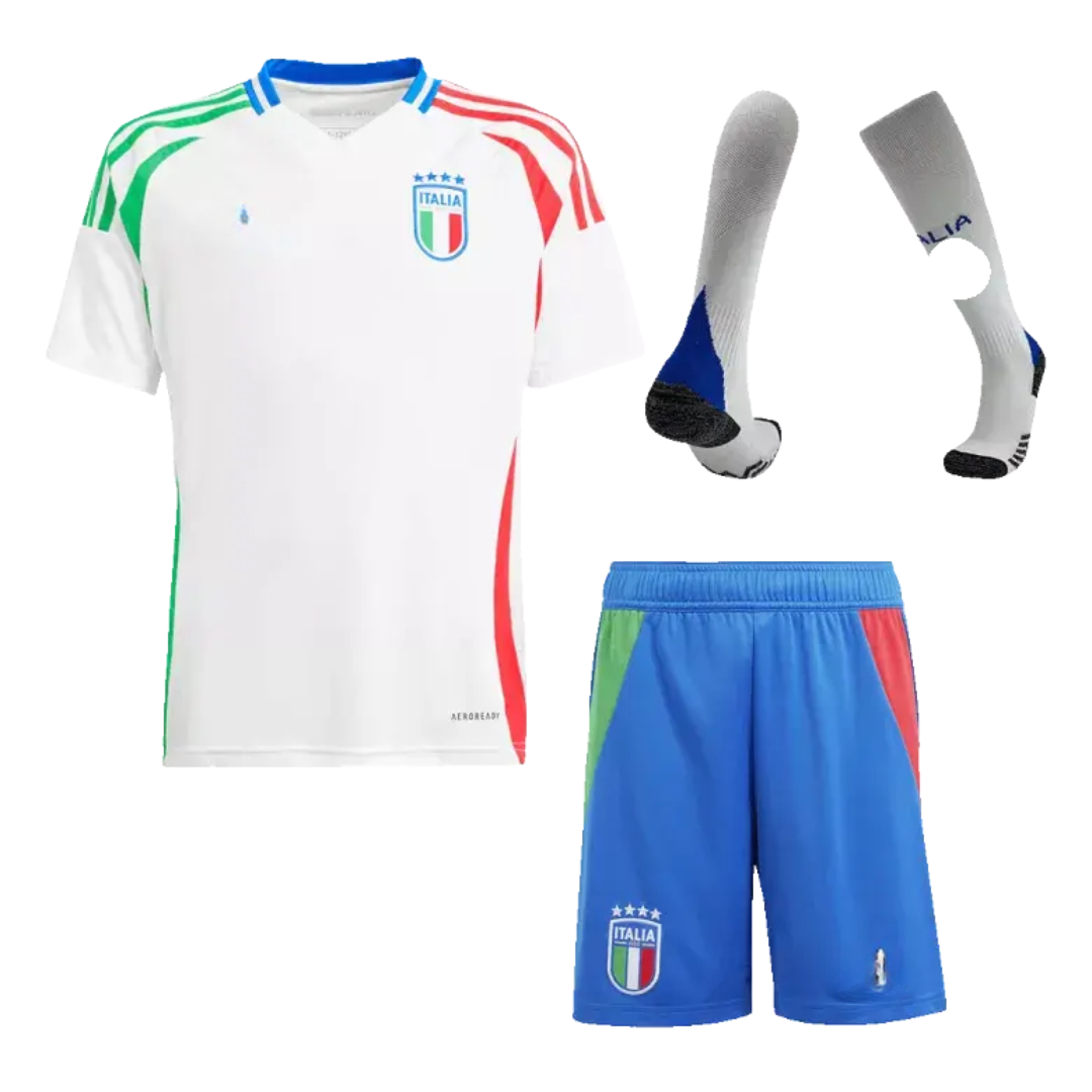 Camiseta de visitante de Italia 24/25 Eurocopa 2024 - Niños