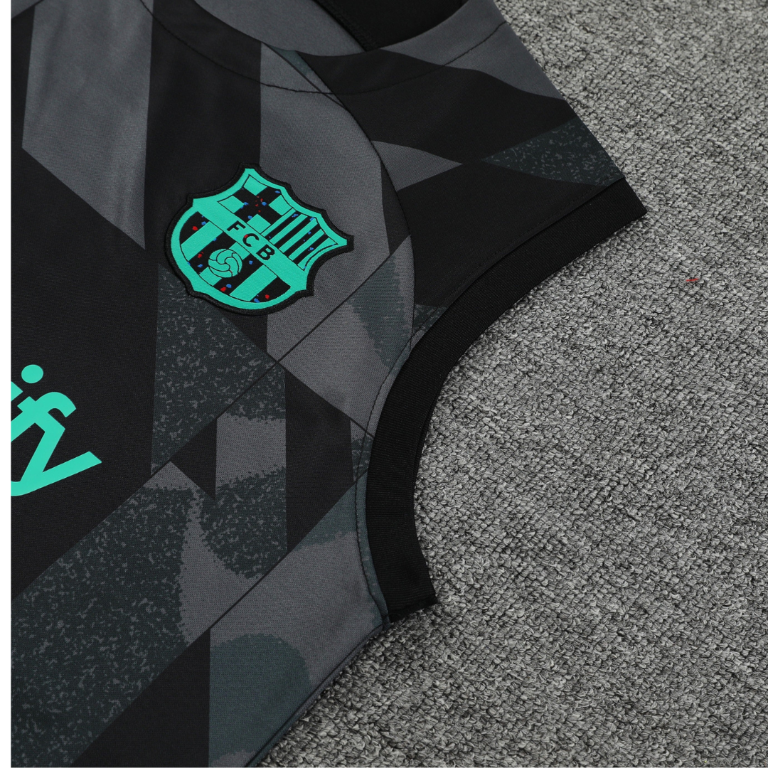 FC BARCELONA BLACK sleeveless Summer set 2024/2025