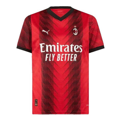 Camiseta de local auténtica del AC Milan 2023/24