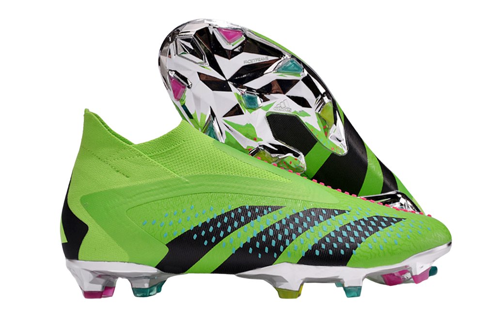 Adidas Predator Accuracy+ FG Firm Ground Voetbalschoenen - Groen/Blauw/Zwart 