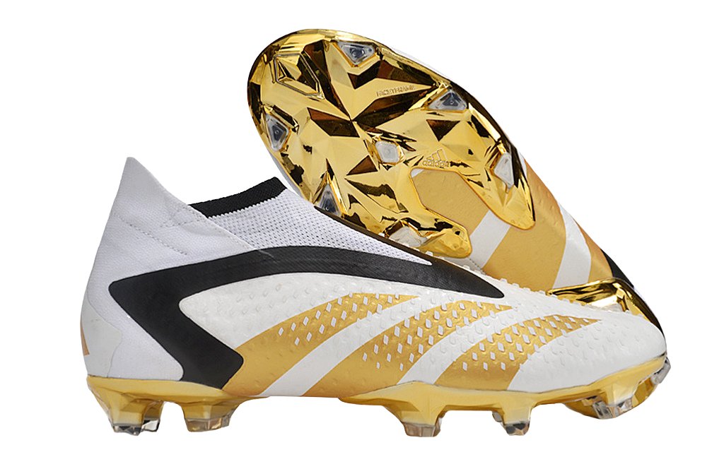 Adidas Predator Accuracy+ FG x Jude Bellingham - Blanco/Dorado/Negro 