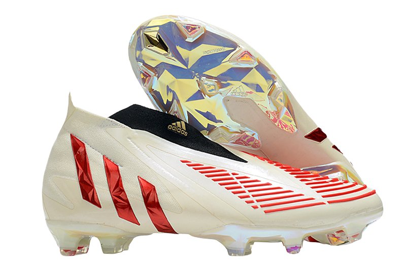 Adidas Predator Edge FG - Wit/Levendig/Rood Goud 