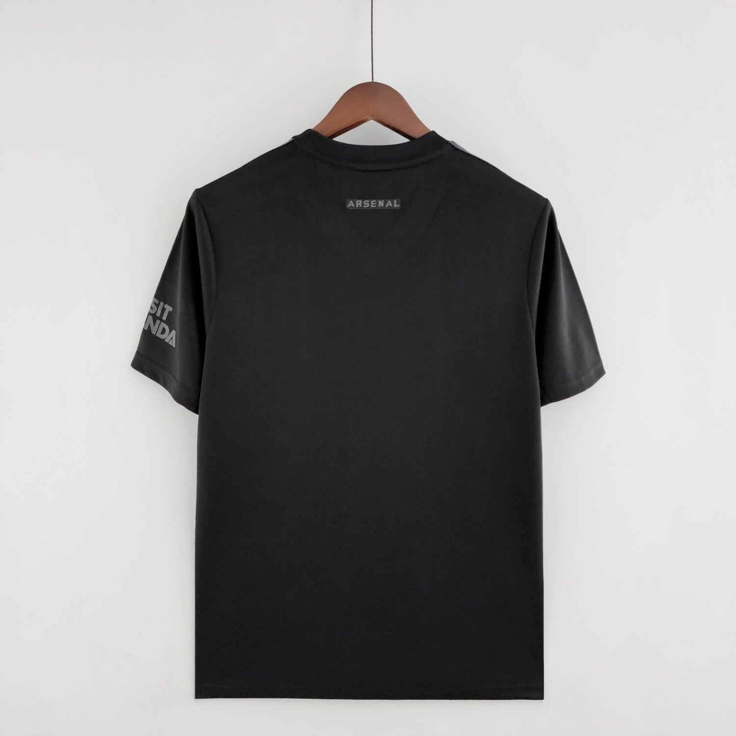 ARSENAL ALL BLACK T-SHIRT 22/23 (training vóór de wedstrijd) 