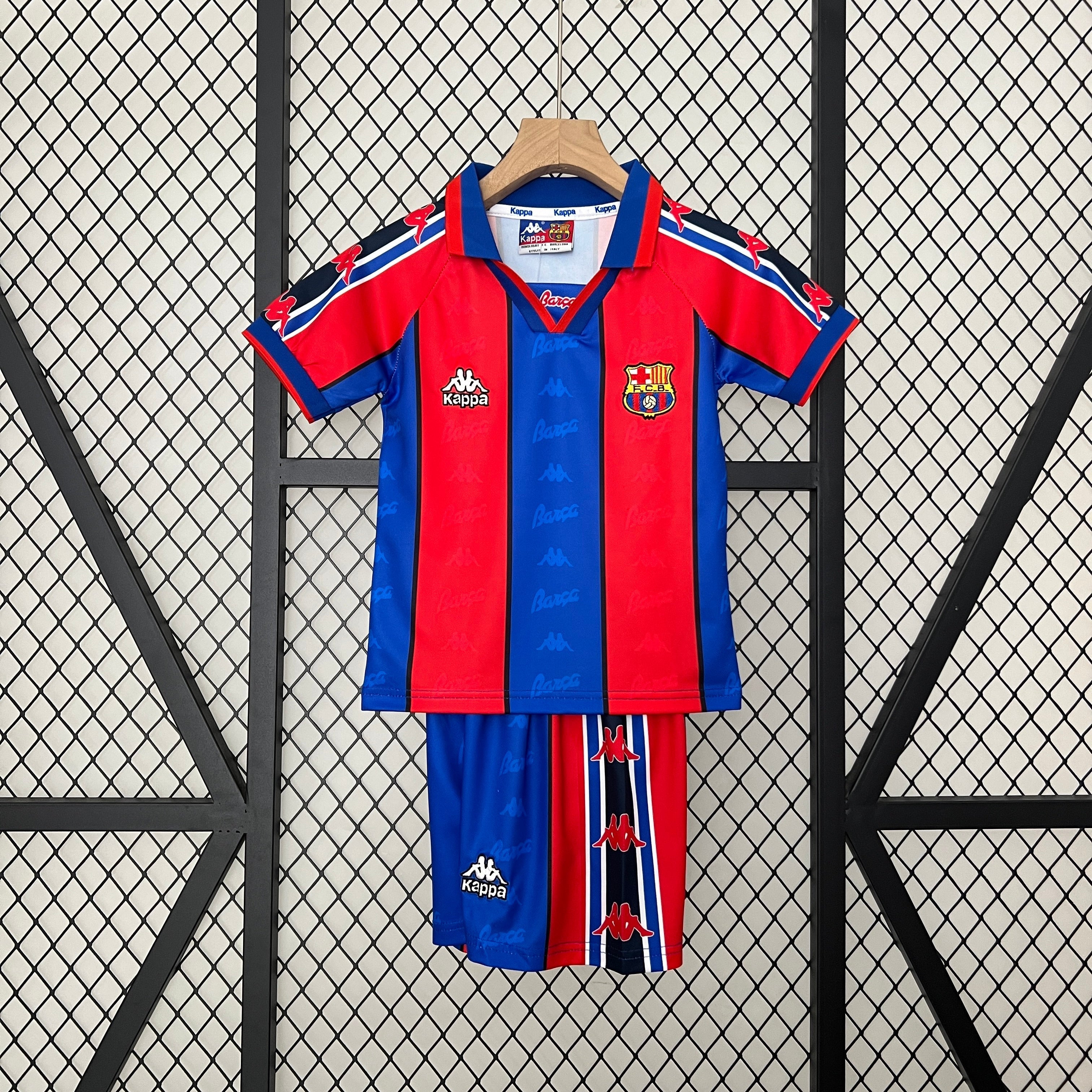 Barcelona 1996-1997 Retro Home Jersey for Children