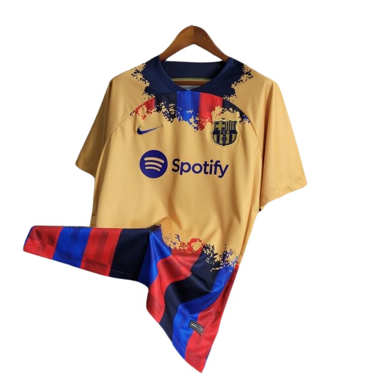 Kit de entrenamiento amarillo del Barcelona 23-24 - Versión para aficionados