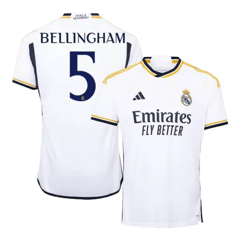 Camiseta local del Real Madrid BELLINGHAM 5 2023/24