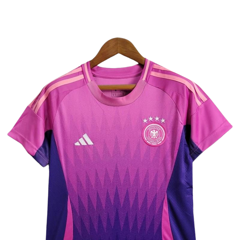 Camiseta de visitante de Alemania para la Eurocopa 2024 para mujer (versión para aficionados)