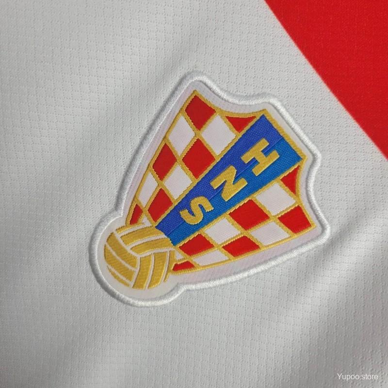 Camiseta de local de Croacia para la Eurocopa 2024 (versión para aficionados) 