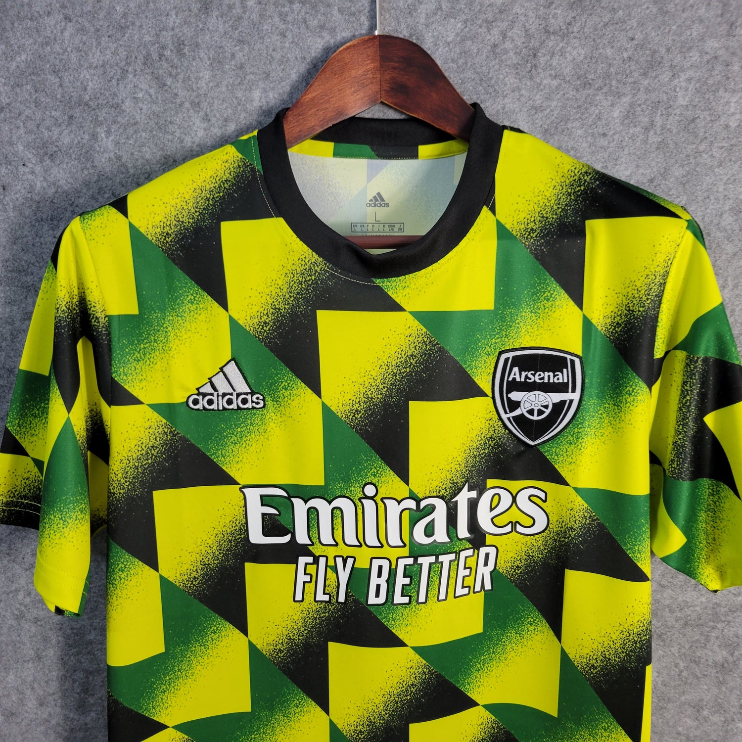 Arsenal Jamaica-shirt | 22/23 trainingskit voor de wedstrijd