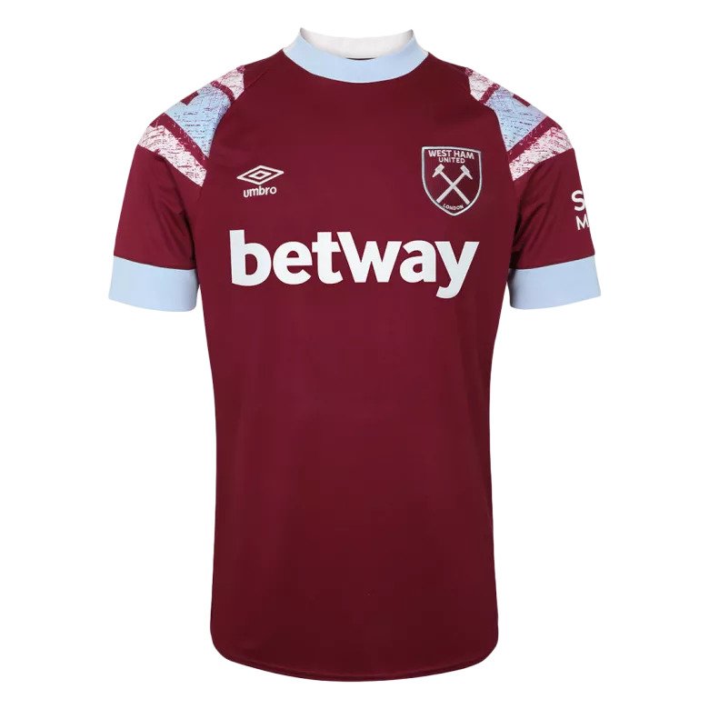 West Ham United 2023-24 Short-Sleeve Home Jersey by Umbro