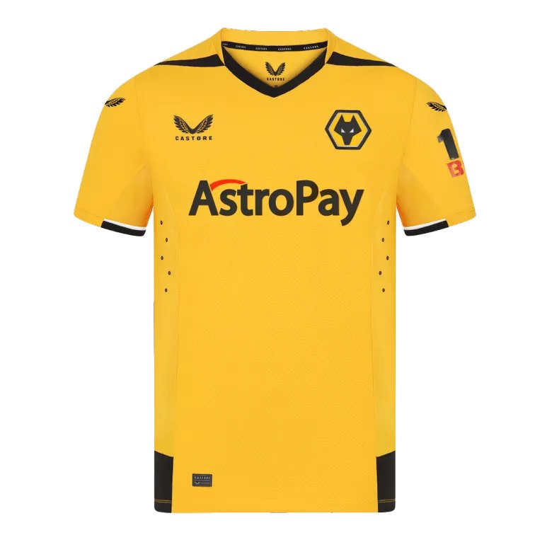 Wolverhampton Wanderers 2022/23 Home Jersey by Castore