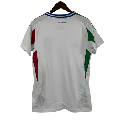 Camiseta de visitante de Italia para la Eurocopa 2024 para mujer (versión para aficionados)