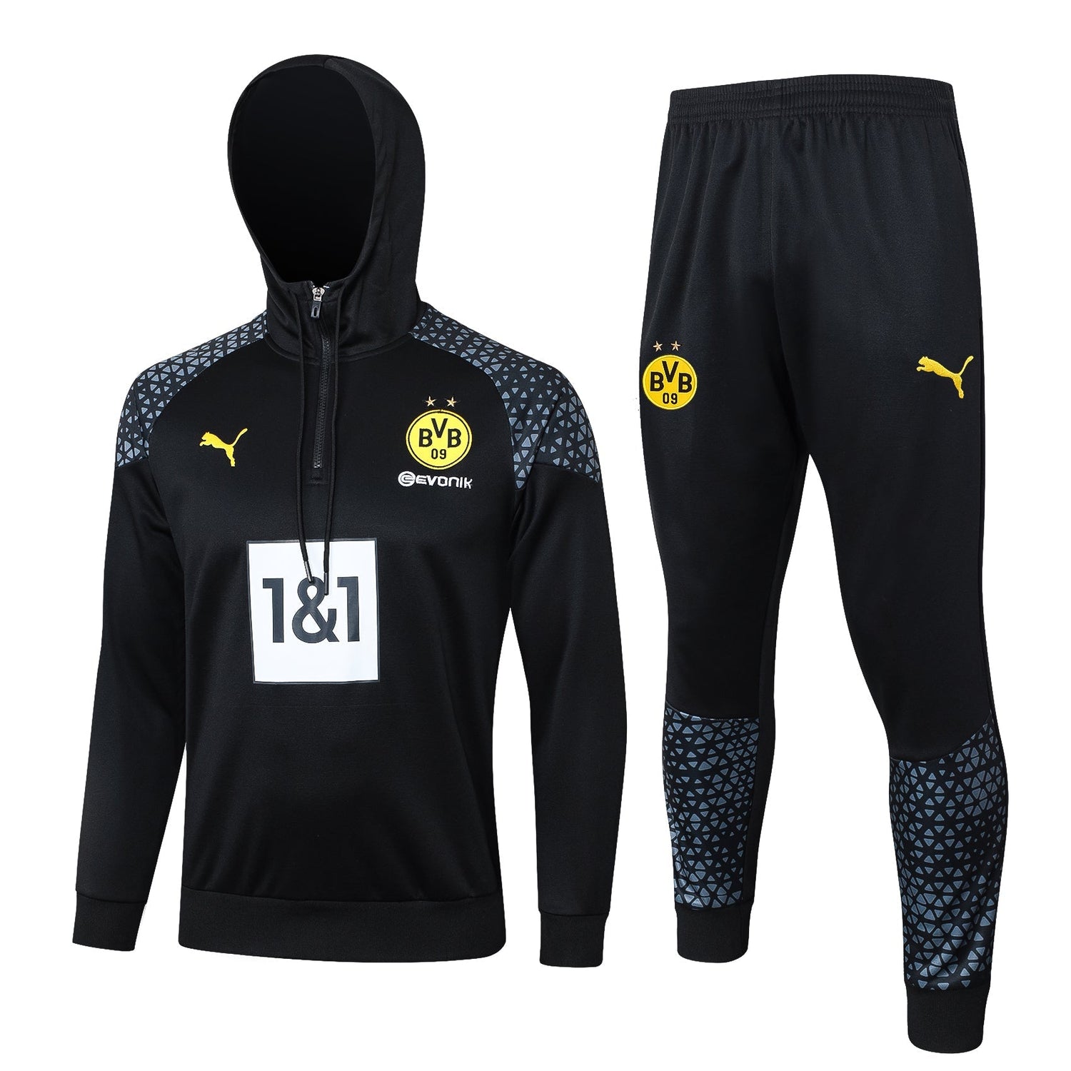 Borussia Dortmund 23-24 | Zwart | Trainingspak Hoodie