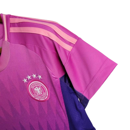 Camiseta de visitante de Alemania para la Eurocopa 2024 para mujer (versión para aficionados)