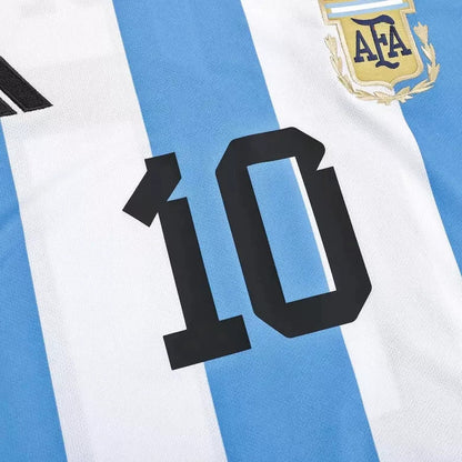 Camiseta de local de Argentina Tres Estrellas 2022 de MESSI 