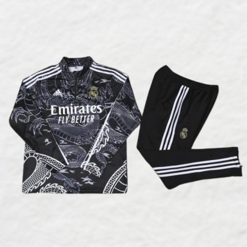 REAL MADRID  BLACK DRAGON TRACKSUIT