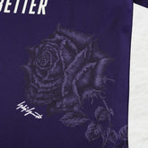 Rose print on Real Madrid Purple Kit