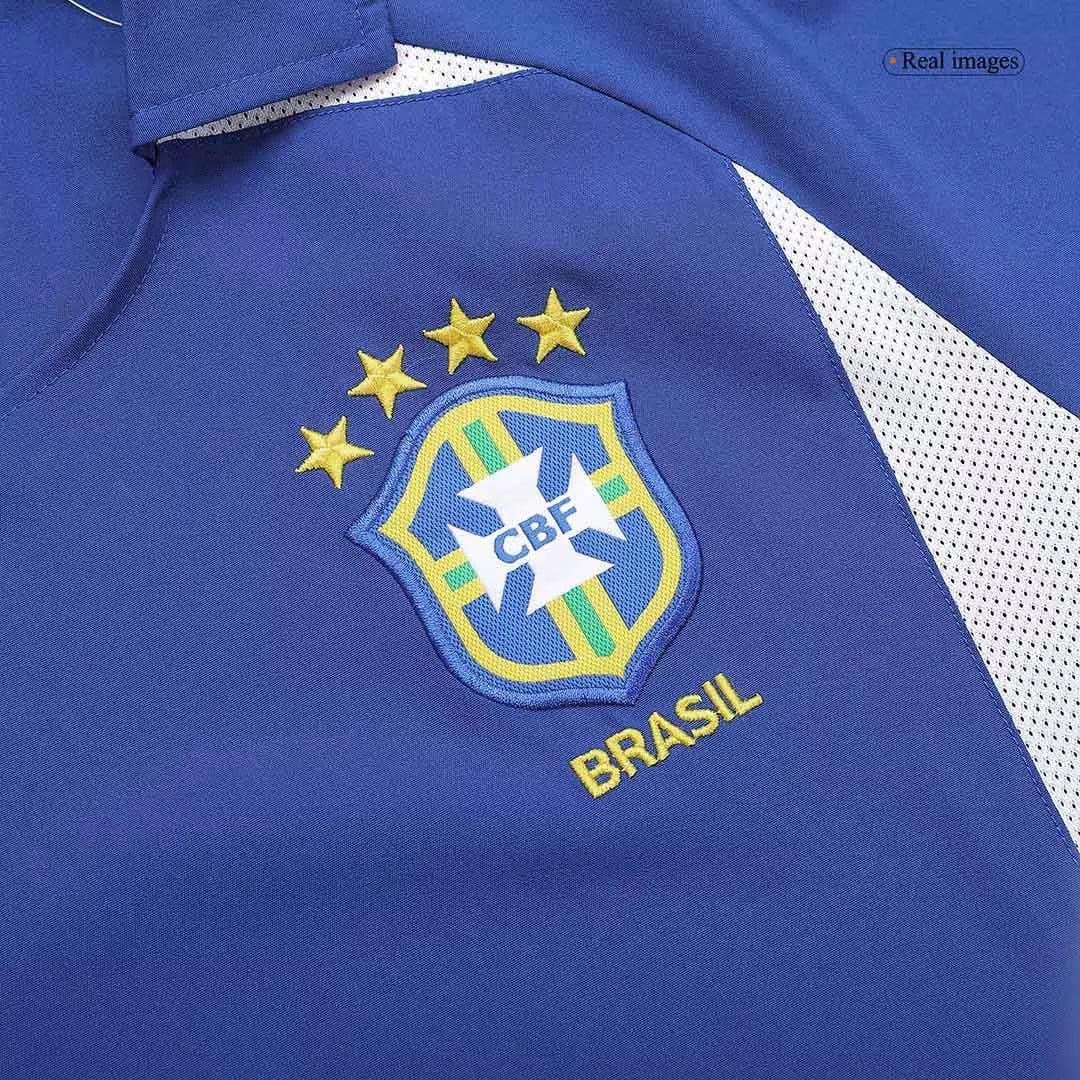 Camiseta retro de visitante de Brasil 2002