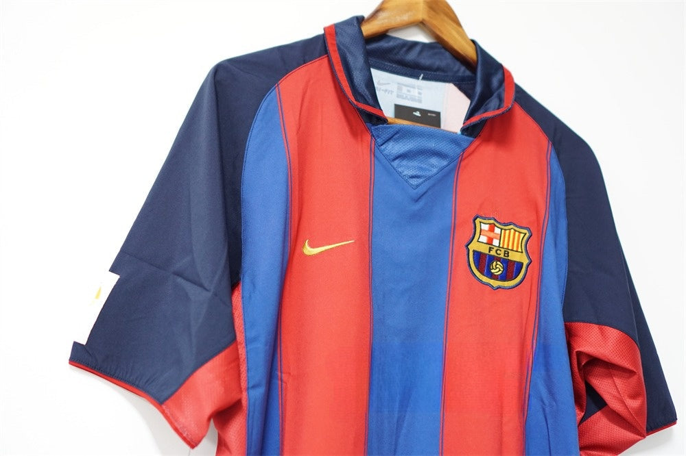 Barcelona 2003-2004 Retro Home Jersey